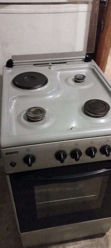 Plitələr və bişirmə panelləri: Plitə Beko, Qarışıq, Ayrıca dayanan, 4 gözlü