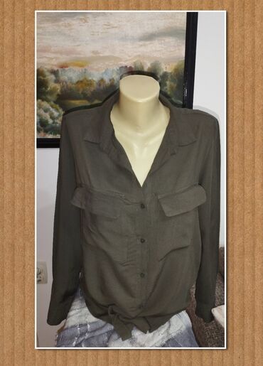 ivet rs tunike: H&M, M (EU 38), Single-colored, color - Khaki