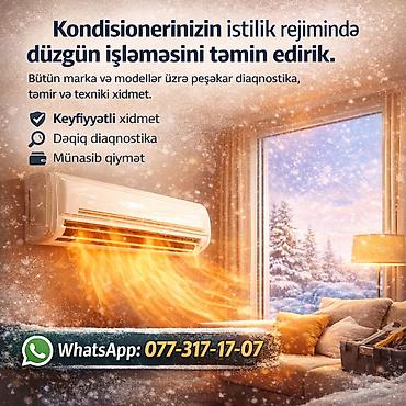 gence hava limani: Kondisioner xidmətləri – diaqnostika, təmir, təmizləmə və quraşdırma — 1