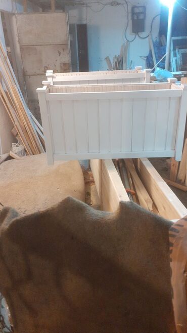 Bitkilər üçün dibçəklər: Dibçək Ağacdan dekorativ çiçək/bitki qutuları - Material: təbii — 14