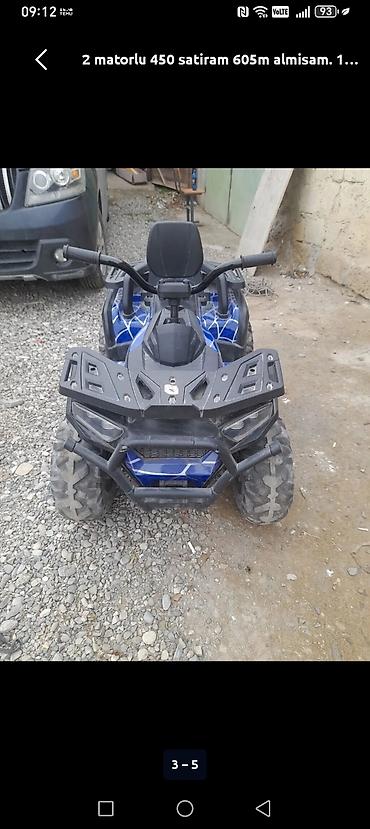 коляска для детей: Uşaq üçün elektrikli ATV kvadrotsikl cox az isdifade olunub 650 manata — 3