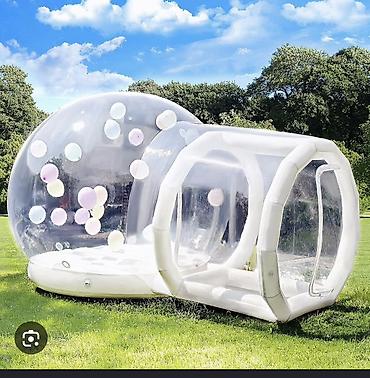 надувные баллоны: Надувной прозрачный «Bubble House» с тоннелем - Формат: прозрачный — 1
