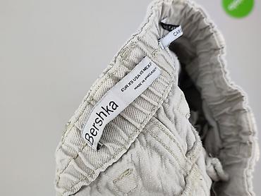 jeansy balloon pull and bear: Bershka, Spodnie cargo damskie, rozmiar XS — 4