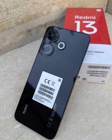 алиса голосовой помощник купить в бишкеке: Redmi, Redmi 13, Жаңы, 256 ГБ, түсү - Кара, 2 SIM