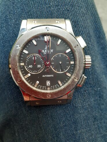 Qol saatları: İşlənmiş, Qol saatı, Hublot, rəng - Gümüşü