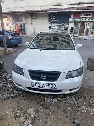 hyundai sonata 2009: Hyundai Sonata sedan2006 – ağ rəng, 4 qapı, Azərbaycanda qeydiyyat — 1
