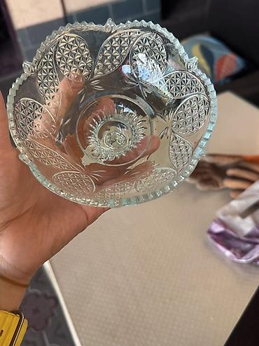 Табактар: Стеклянные вазочки на ножке Diamond Glass, модель DG 777-2 - Набор: 2 — 2