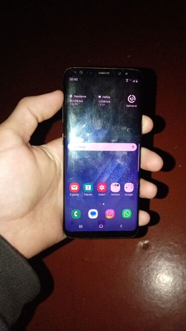 apple ноутбук бу: Samsung Galaxy S8, 64 GB, rəng - Qara, Barmaq izi