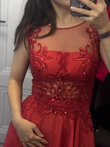 свадебное платье для мамы: Вечернее платье, А-силуэт, Длинная модель, Без рукавов, С пайетками