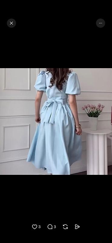 модель для съемок одежды: Повседневное платье, Осень-весна, L — 1