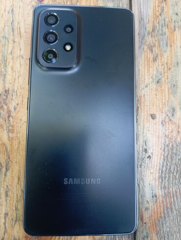 samaung a52: Samsung Galaxy A53, 256 GB, rəng - Qara, Zəmanət, Düyməli, Barmaq izi