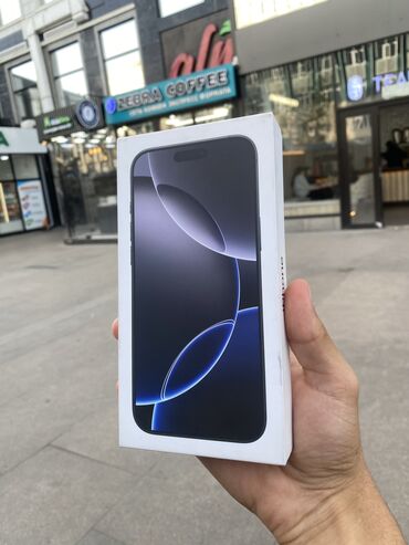 tecno pova 6: IPhone 16 Pro Max, Новый, 512 ГБ, Черный, Кабель, Коробка, 100 %