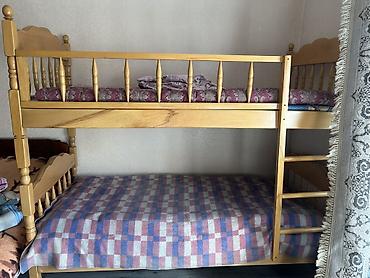 Oğlan və qız üçün, Yeni, Çarpayı, Matrassız, Siyirməsiz, Taxta