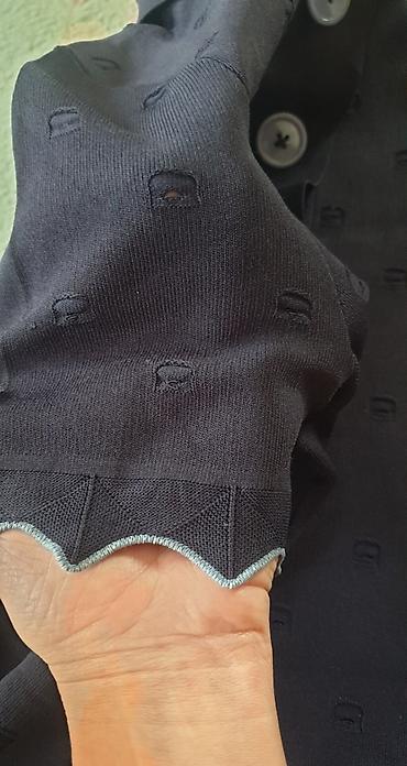 ps baletanke: SANDRO Paris polo knit haljina. Teget boje, polo model sa kragnicom i — 3