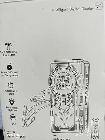 kotan tekeri: 9-birində. Jump Starter. Çox Funksiyalı Primiçka olmadan — 2