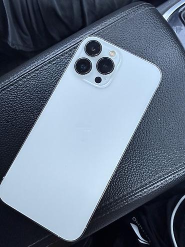 IPhone 13 Pro Max, Б/у, 256 ГБ, Белый, Чехол, 73 %