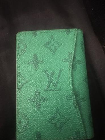 Portmone, pulqabıları: Louis Vuitton kart qabı / pasport cüzdanı - Rəng: yaşıl, üzərində — 2