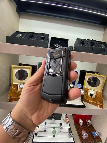 işdənmiş telefonlar: Vertu pureblack ayxta ceramika ideal veziyyetdedi. Orginal islenmisdi — 3