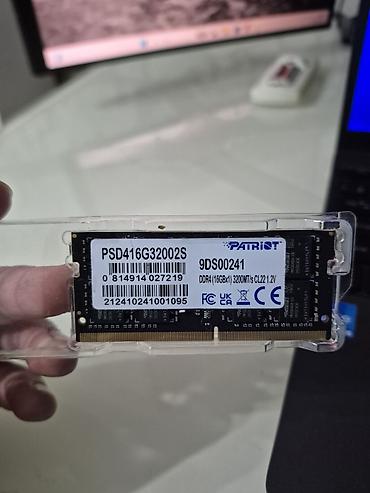 memory card ps2: Продаю оперативную память SODIMM для ноутбука DDR4 16gb 3200MHz — 1