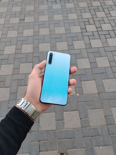 Xiaomi: Xiaomi Redmi Note 8, 64 GB, rəng - Ağ, 
 Düyməli, Barmaq izi, Face ID