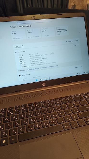 hp h100: İşlənmiş HP 15.6 ", AMD Ryzen 5, 256 GB, Ünvandan götürmə — 3