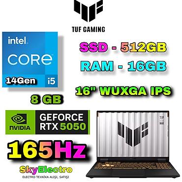 asus tuf dash: Yeni ASUS TUF Gaming, 16 ", Intel Core i5, 512 GB, Pulsuz çatdırılma, Ödənişli çatdırılma, Rayonlara çatdırılma — 1