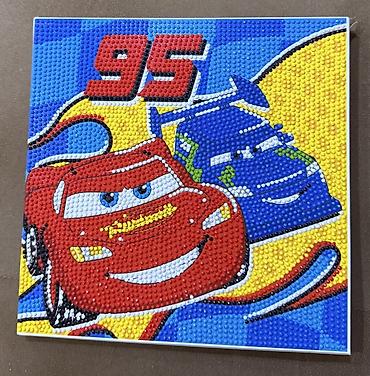 kompyuter şəkilləri: Uşaq otağı üçün “Cars” mövzusunda mozaika tablo - Mövzu: “Cars” — 1