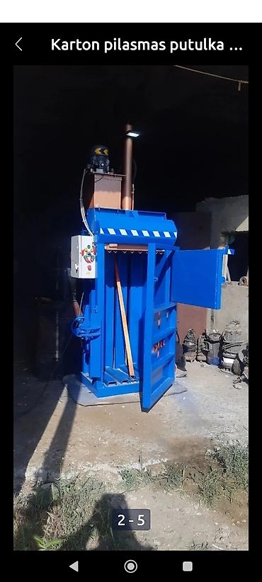 misar dasi: Karton və plastik üçün hidravlik pres (balya presi) Təsvir: - Karton — 6
