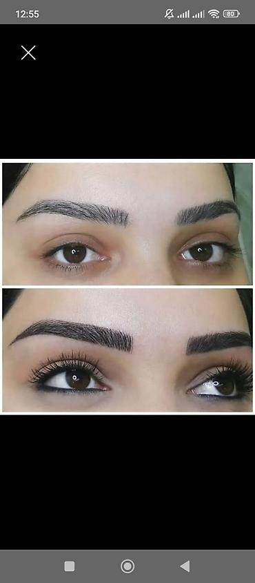 tük effekti qaş: Madel axtarılır.Xidmət: Qaş mikropiqmentasiya/mikroblading (şəkildə — 1