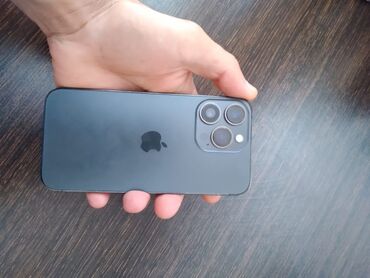 Apple iPhone: IPhone 13 Pro, 128 GB, Jet Black, Zəmanət, Simsiz şarj, Face ID