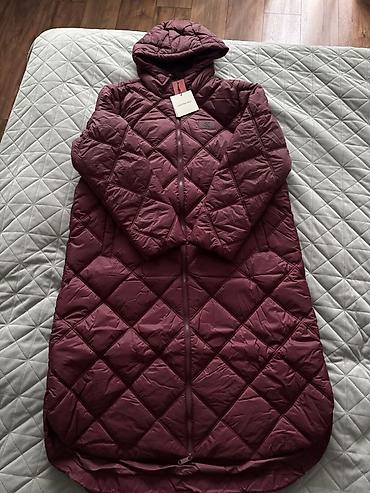 ck: Пуховик, Длинная модель, Стеганый, 2XL — 1