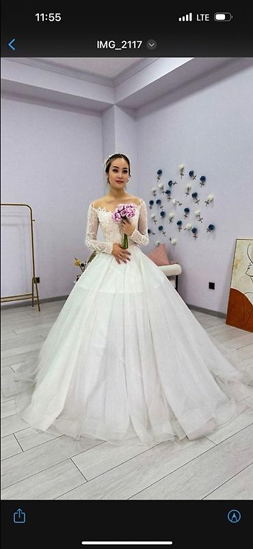 Свадебные платья: Свадебное платье, 2XL, Б/у — 8