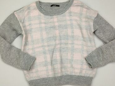 różowa spódnice w kratę: Sweter, S (EU 36), condition - Good