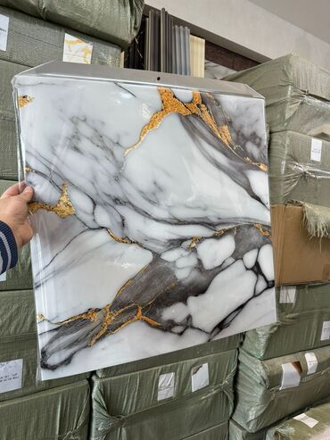 Mərmər effektli PVC panellər: Mermer effekti veren . Turkiyenindi Pvc divar kagizlarinin — 24