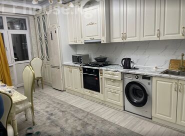 ак ордо жер уй: 3 комнаты, 90 м², Элитка, 8 этаж, Евроремонт