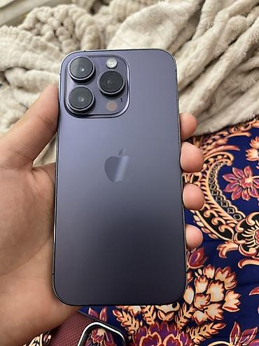 IPhone 14 Pro, Б/у, 128 ГБ, Deep Purple, 100 %