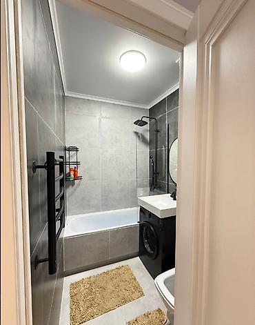 45: 1 комната, 45 м², Кок-Жар ж/м 106 серия улучшенная, 1 этаж, Дизайнерский ремонт — 5