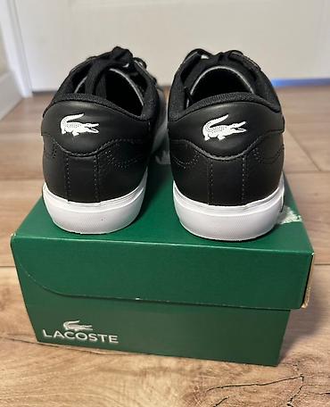 lacoste original: Кроссовки, 37.5, Lacoste, Б/у, цвет - Черный, Самовывоз — 3
