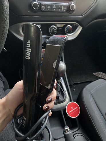 Düzləşdiricilər və ütüfenlər: Saç düzləştici Ployka Ütü Saç Ütüsü Braun firmasının, vəziyyət — 6