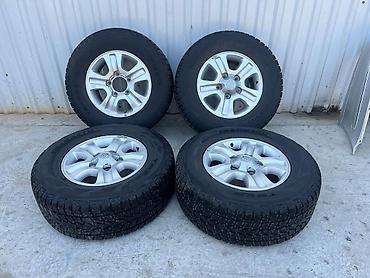 Диски с резиной 275/65/17 Toyota Land cruiser 100 зимняя резина почти