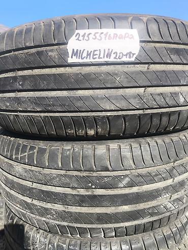 mishlen: Шины 215 / 55 / R 16, Лето, Б/у, Пара, Легковые, Michelin — 1