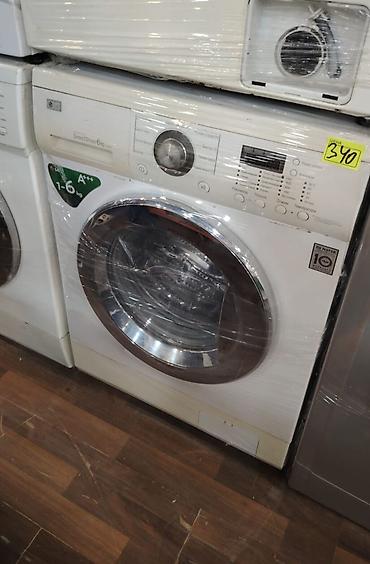 LG paltaryuyan maşın – Ön yükləməli, Direct Drive 6 kq - Yükləmə: 1–6