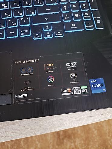 microsoft surface laptop studio: Игровой ноутбук ASUS TUF Gaming F17 модель FX706HC. - Экран 17.3" — 7