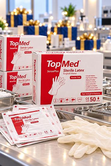 tablo satisi: TopMed steril, pudrasız lateks cərrahi əlcəklər 🩺 Cərrahi prosedurlar — 1
