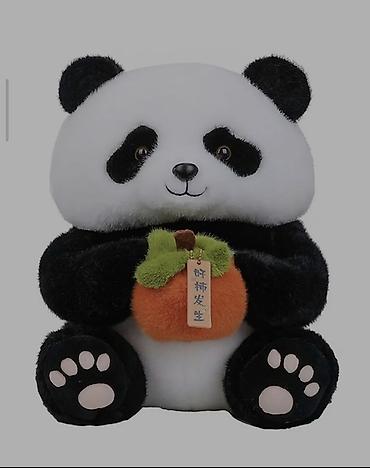 🐼 Мягкая игрушка Панда с мандарином 🍊45см Очаровательная плюшевая