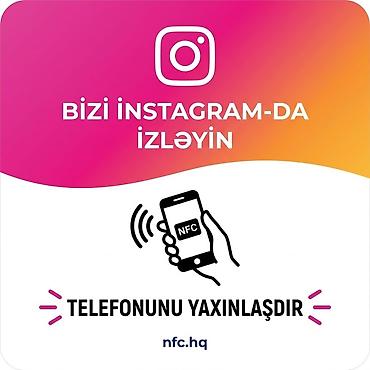 gece simeni is: NFC Sosial Media və Rəy Stikeri Məhsul: NFC texnologiyalı — 2
