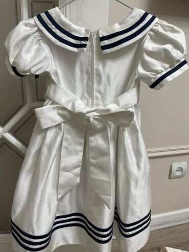 Платья: Детское платье, цвет - Синий, Б/у — 13