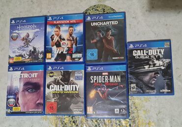 Oyun diskləri və kartricləri: Ps4 diskləri, hər biri əla vəziyyətdədir, nöqtə cızığdan belə söz gedə