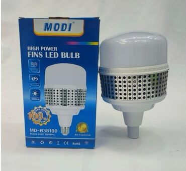 Обои: Modi markalı, yüksək güclü, ağ rəngli LED lampa. Bu LED lampa uzun