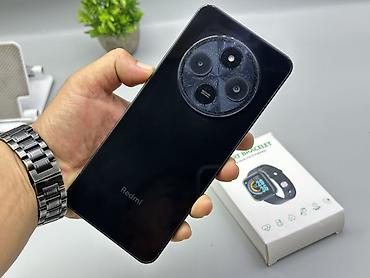 Redmi, Redmi 14C, Б/у, 256 ГБ, цвет - Черный, 2 SIM